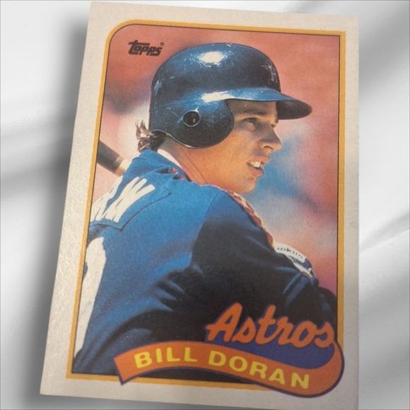 Topps Bill Doran Astros Baseball Card - Picture 1 of 1